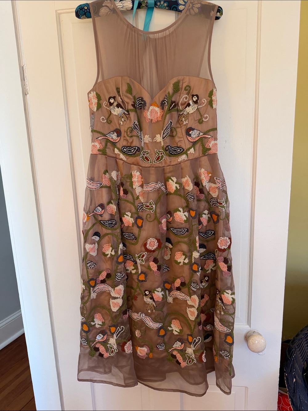Moulinette Soeurs Anthropologie Brocade Dress sz 8